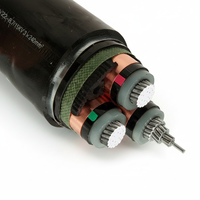 3-adriges 11kV 15kV 33kV Mittelspannungs-Industrie- und Bergbau-Freileitungskabel aus Kupfer-Aluminium mit XLPE-Isolierung und Armierung