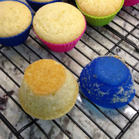Moule en silicone rond multicolore sans BPA pour la maison et la cuisine, 12 pièces/ensemble, pour muffins, puddings et cupcakes