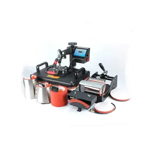 Niedriger Preis Hersteller CE Hochwertige Combo 8 in 1 moderne Heiß press maschine für Großhandel Multifunktion becher