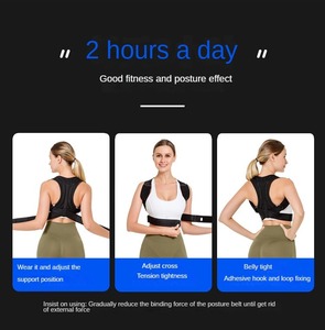 Phổ tùy chỉnh có thể điều chỉnh vẹo cột sống Brace đàn hồi Spandex tư thế trở lại hỗ trợ cho tư thế tốt hơn - Product Image 3