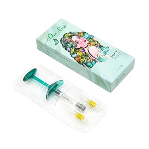 Injections de gel d'acide hyaluronique Blue Leap 18 mg pour lutter contre les rides et le vieillissement, seringues de <span class=keywords><strong>1</strong></span> ml avec aiguilles pour les pattes d'oie, le front et les rides des lèvres - Product Image 2