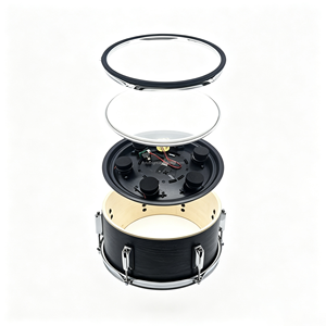 8/10/12/13/14/16 Inch Snare Tom Acoustic Toms Electronic E-<strong>Drum</strong> <strong>Kit</strong> ABS 6 Dual Zone Triggers Internal Plate Tray Pad Module - Product Image 1
