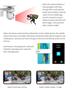 Tầm nhìn ban đêm an ninh thông minh năng lượng mặt trời Máy ảnh IP65 không thấm nước năng lượng mặt trời an ninh Hệ thống camera không dây ngoài trời <span class=keywords><strong>wifi</strong></span> 4G năng lượng mặt trời máy ảnh - Product Image 4