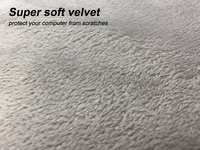 Funda Protectora para Portátil de Espuma de Burbujas, Suave, con Cierre, Absorbente de Impactos, Forro de Terciopelo Ultra Suave para Portátiles y Tablets de 10 y 12 Pulgadas