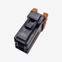 7123-4123-30 7157-6421-80 Automobil-Kombinationsleitungsstecker 2-polig Verzinntes Messing Buchse PA66 Gehäuse 12V 60A 7mm