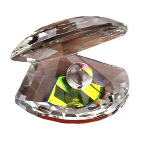 Novedad, Adornos de Cristal Coloridos, Diseño Moderno y Simple, Caja de Regalo, Decoración de Cristal para Muebles de Sala de Estar, Decoración de Conchas - Product Image 5