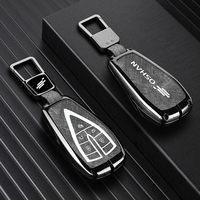 Étui de protection en alliage de zinc et cuir pour clé de voiture CHANGAN CS75 Plus Unit Univ CS35 CS55 OSHAN X5 X7, porte-clés et sacoche