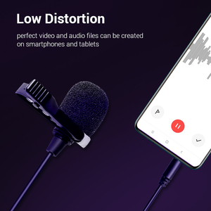Micrófono condensador para todos los teléfonos, para videoconferencia, <span class=keywords><strong>YouTube</strong></span>, grabación de Audio y vídeo - Product Image 3