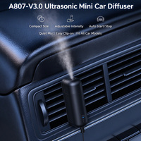 SCENTA Diffuseur de parfum de luxe rechargeable pour voiture, USB, sans eau, 5 ml, avec clip de ventilation pour huiles essentielles, coffret cadeau