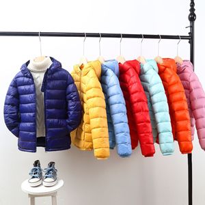 Nueva Ropa de <span class=keywords><strong>Invierno</strong></span> Unisex para Niños <span class=keywords><strong>Chaqueta</strong></span> Acolchada Impermeable de Color Sólido con Cierre de Cremallera Abrigo con Capucha para <span class=keywords><strong>Niño</strong></span> o Niña - Product Image 2