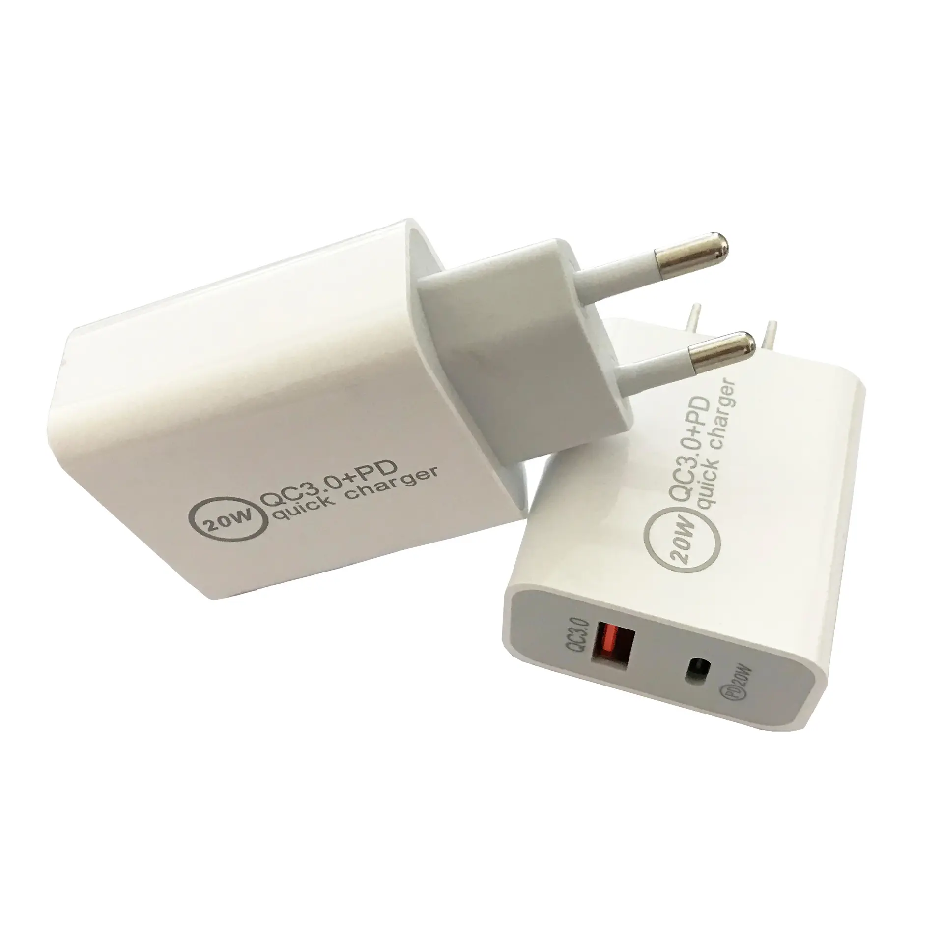 20W PD carregador de parede portátil QC3.0 carregador rápido tipo C carregadores de telefone móvel para iPhone 14 Pro Max Huawei Xiaomi Samsung