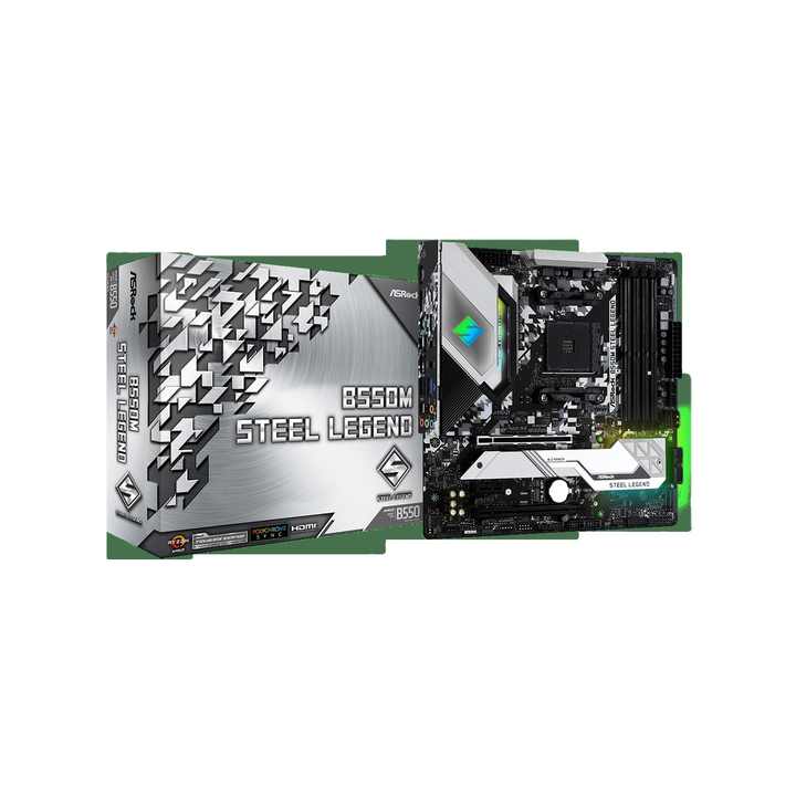 ASRock B550M STEEL LEGEND マザーボード（B550 Steel Legend | ASRock 