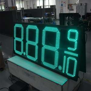 Panneau d'affichage numérique LED de haute qualité pour station-service, pylône, publicité numérique, IP65, télécommande RF, extérieur - Product Image 1