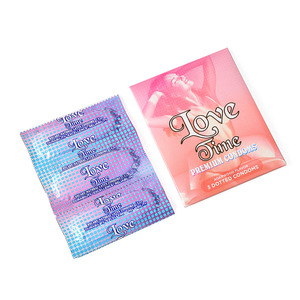 Préservatifs à pois, 3 pièces par étui, saveurs de fruits mélangées, en latex lubrifié, pour une expérience intime quotidienne en couple - Product Image 4