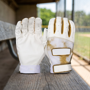 Gants de frappe en cuir personnalisés, respirants, en maille, écologiques, durables, pour adultes, gaucher, équipement d'entraînement de baseball, fermeture auto-agrippante - Product Image 4