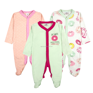 Combinaison bébé <span class=keywords><strong>de</strong></span> haute qualité, impression personnalisée, style décontracté confortable, fermeture à boutons pression, unisexe, manches longues, automne - Product Image 5