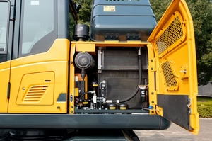 15 Ton Wheel Excavator 0.32m Bucket Cummins Engine Used Construction Hydraulic <b>Digger</b> 2023 Model for Site Work - Product Image 6