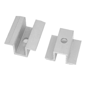 Pince de fixation réglable <span class=keywords><strong>pour</strong></span> panneau <span class=keywords><strong>solaire</strong></span> photovoltaïque, anti-rouille, <span class=keywords><strong>pour</strong></span> installation sur toit ou au sol, accessoire de montage <span class=keywords><strong>pour</strong></span> support <span class=keywords><strong>solaire</strong></span> - Product Image 1