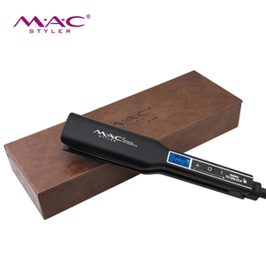 <span class=keywords><strong>Lisseur</strong></span> de <span class=keywords><strong>cheveux</strong></span> en titane à thermostat 5 étapes MAC, emballé dans une boîte magnétique de haute <span class=keywords><strong>qualité</strong></span>, fer à lisser professionnel - Product Image 4