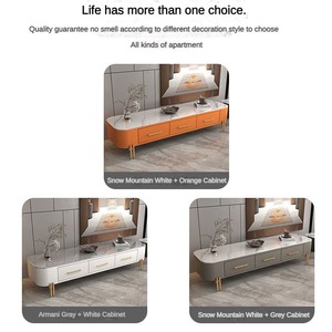 New Arrival Home Furniture <strong>Tv</strong> Stands with Coffee <strong>Table</strong> Modern Luxury <strong>Simple</strong> Design <strong>Tv</strong> Stand and Center <strong>Table</strong> Set for Living Room - Product Image 4