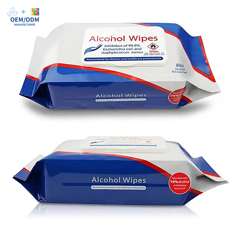 OEM Antibacterial Hand Sanitizer Wipes Products