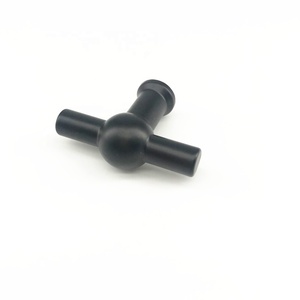 Poignées de porte modernes personnalisées d'usine CX837, poignées de tiroir noires, poignées de porte de cuisine, poignées en T, décoration de la maison - Product Image 2