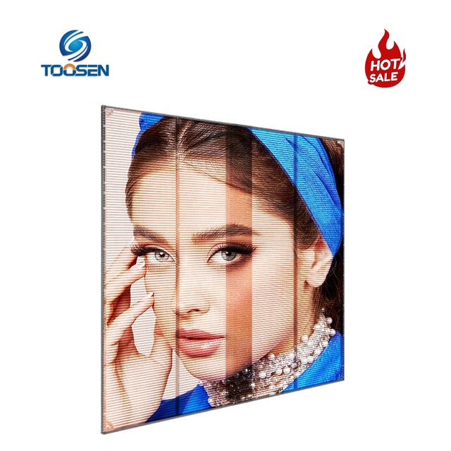 Factory Supply Transparent Glass LED Video Wall Custom P3.91-7.81 Outdoor Indoor Shopping Mall Advertising Led Display Screen