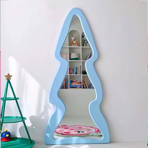 โรงงาน SWT 2026 ขายส่งกระจกทรงต้นไม้แบบพกพา สไตล์อิตาเลียนสมัยใหม่ หนา 4 มม. ทำจากไม้ - Product Image 2