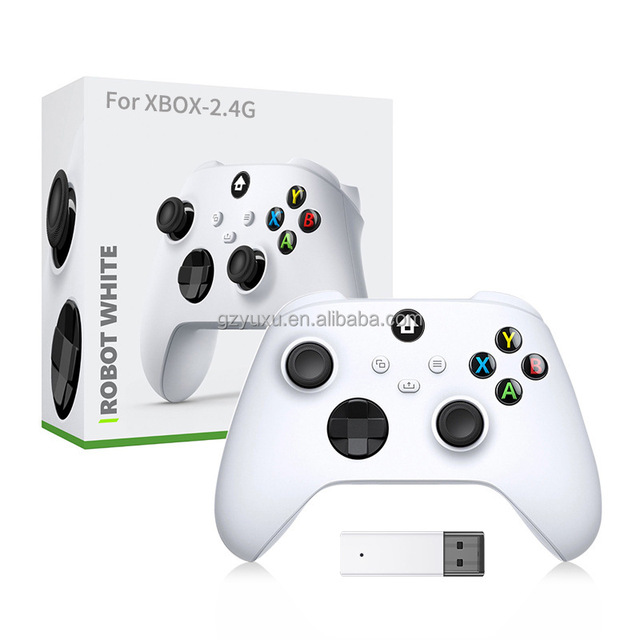 YUXU Wireless 2.4G USB Gamepad Controller with Dual Joysticks Ergonomic Design & Dual Vibration for PC Android TV Box & for One