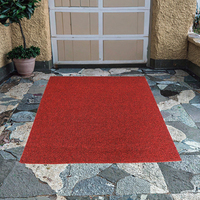 Tapis anti-dérapant écologique en PVC avec support à pointes pour porte et automobile Rouleau de tapis de sol de voiture en plastique à nouilles