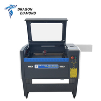 Vente flash : Mini machine de gravure laser CO2 4060, système de découpe laser compact pour bois, bambou, acrylique, tissu, avec refroidisseur d'eau