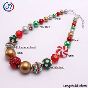 <span class=keywords><strong>Collar</strong></span> de Perro Navideño OKKPETS con Burbujas de Goma de Mascar, <span class=keywords><strong>Collar</strong></span> Clásico Rojo y Verde con Perlas Gruesas y Cadena Ajustable, <span class=keywords><strong>Collar</strong></span> de Perro Navideño - Product Image 4