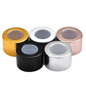 Capuchons diffuseurs en aluminium noir de 20 mm, 24 mm, 28 mm en gros - Product Image 2