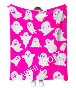 Cute Horror Smell Now Cry Later Manta de niña española Custom <span class=keywords><strong>Cholo</strong></span> Cholas Chicano Pareja Valentine Fleece Throw Mantas - Product Image 5