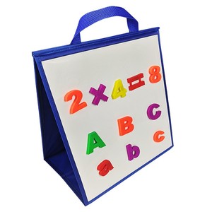 Portable Paper Double-sided Magnetic Desktop Study Stand with Tripod and <b>Letter</b>/Number Magnetic <b>Stickers</b> - Product Image 1