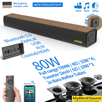 34 pouces S7020HP pour barre de son Bluetooth ARC avec entrées coaxiales optiques USB AUX Options filaires et sans fil 100W pour TV Home cinéma