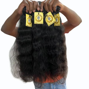 Extensiones de Cabello Natural Rizado de 20 Pulgadas, Tejido a Máquina, Colección de la Mejor Calidad a Precio de Mayoreo - Product Image 1