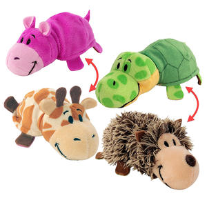 ใหม่ราคาถูกนุ่มของเล่นตุ๊กตายัดไส้สัตว์ที่กำหนดเองOEMสวิทช์ย้อนกลับ2 in 1ตุ๊กตาสีชมพูหมูและตุ๊กตาวัว - Product Image 5