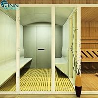Nuevo diseño vapor seco de habitación de sauna de combinación vapor mojado Baño