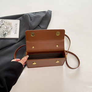 Borsa da Donna in Stile Francese dal Design Unico, Elegante Borsa a Mano Casual in PU a Forma di Scatola 231 - Product Image 2