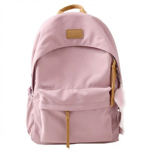 Sac à dos scolaire en nylon rose 20-36L, sac à dos souple grande capacité pour adolescents et étudiants, sacs de golf personnalisés en gros - Product Image 1