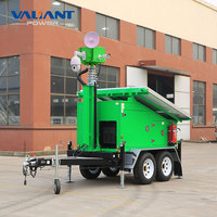 Hochmast CCTV Solar Trailer 24h Guard