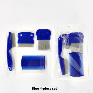Ensemble de toilettage classique écologique pour animaux de compagnie, <span class=keywords><strong>peigne</strong></span> anti-puces en plastique avec brosse à poils flottants et <span class=keywords><strong>aiguille</strong></span> à dents, fabriqué en Chine pour chiens - Product Image 6
