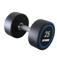Ensemble d'haltères à tête ronde de 50 kg, revêtement en caoutchouc, corps en fonte, poids de musculation, prise en main confortable, équipement de gym à domicile