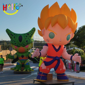 Prix d'usine, personnage de dessin animé gonflable, modèle gonflable de Goku, modèle de poupée de dessin animé gonflable à vendre - Product Image 1