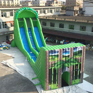 Divertido comercial China inflable de la línea con tobogán gigante teleférico <span class=keywords><strong>para</strong></span> <span class=keywords><strong>adultos</strong></span> y niños - Product Image 1