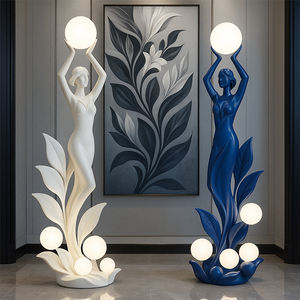 AFELLOW-Lampe de modélisation 3D pour hôtel, lampe de sculpture humaine, lampe d'art sirène, lampadaire, ornements d'extérieur - Product Image 1