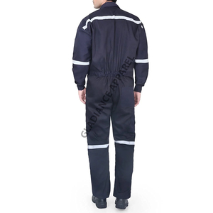 Ensemble de vêtements de travail unisexe personnalisé pour le printemps et l'automne vêtements de protection en coton pour la réparation automobile veste de vêtements de travail de soudage - Product Image 3