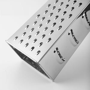 Éminceur multifonctionnel en acier inoxydable à 4 faces pour ail, pommes de terre, fromage et légumes, à commande manuelle - Product Image 4