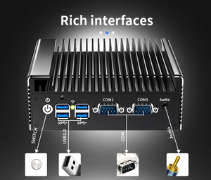 <span class=keywords><strong>Mini</strong></span> PC Industrial de Fábrica, Computadora Integrada sin Ventilador, Intel J6412 con 2*LAN 2*COM DDR4 3200MHz Windows 10/Linux - Product Image 4